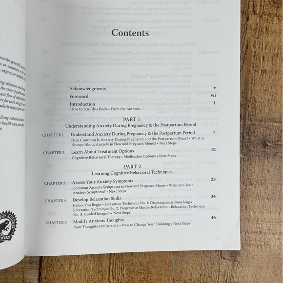 NEW The Pregnancy and Postpartum Anxiety Workbook Resource - Picture 4 of 5